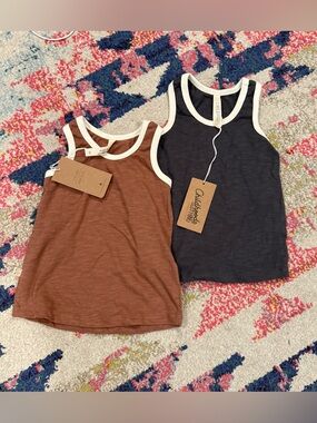 Childhoods Clothing | Kids Tank Tops with Contrast Trim